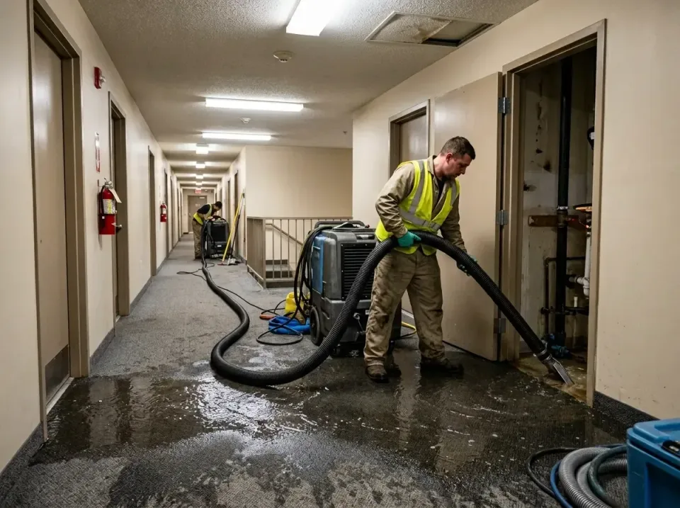 multi-unit-apartment-hallway-f-005 — frequently asked questions, Emergency Burst Pipe Water Extraction & Removal in Bend, OR